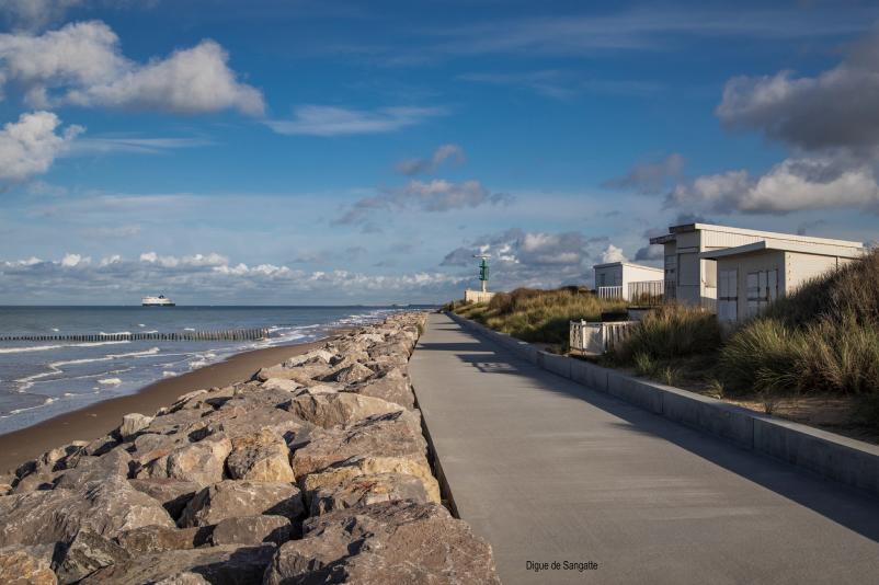Digue de sangatte, les clefs de sanje, conciergerie sur Calais